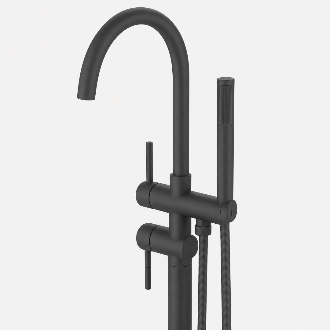 Misturador Monocomando de piso para Banheira Rounded