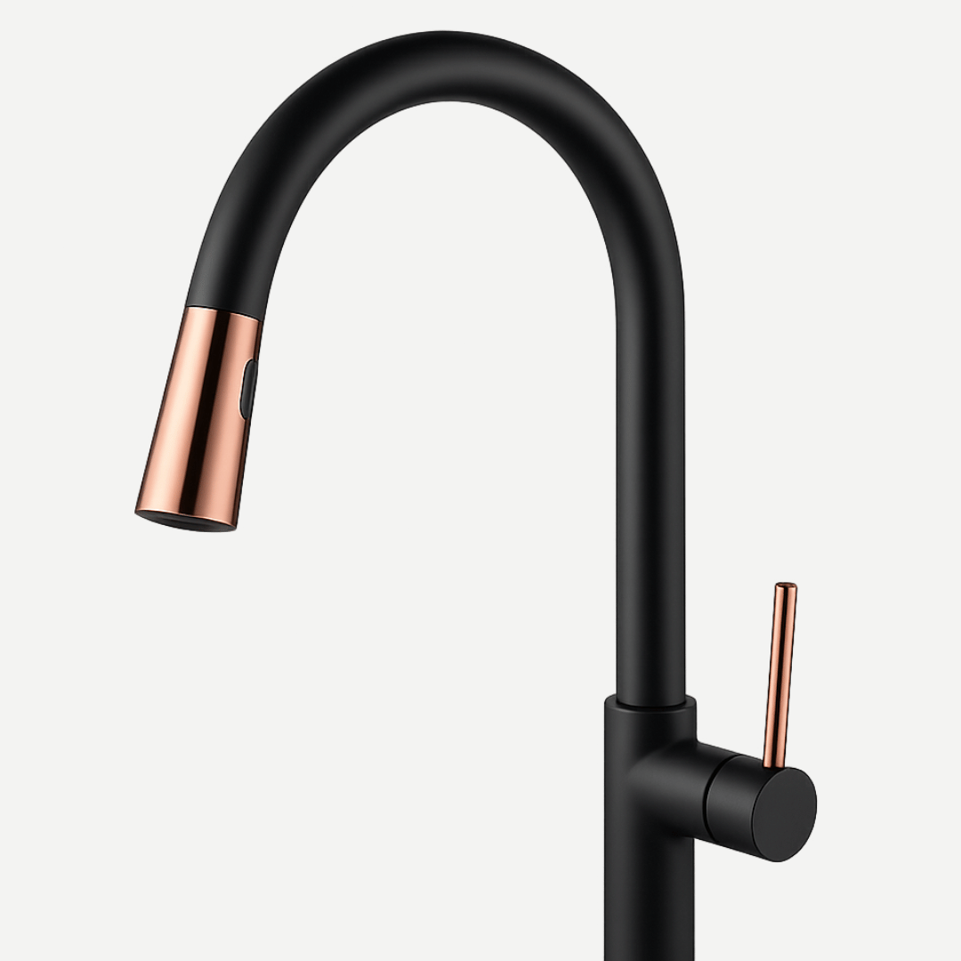 Torneira de Cozinha Touch Monocomando Black Rosé