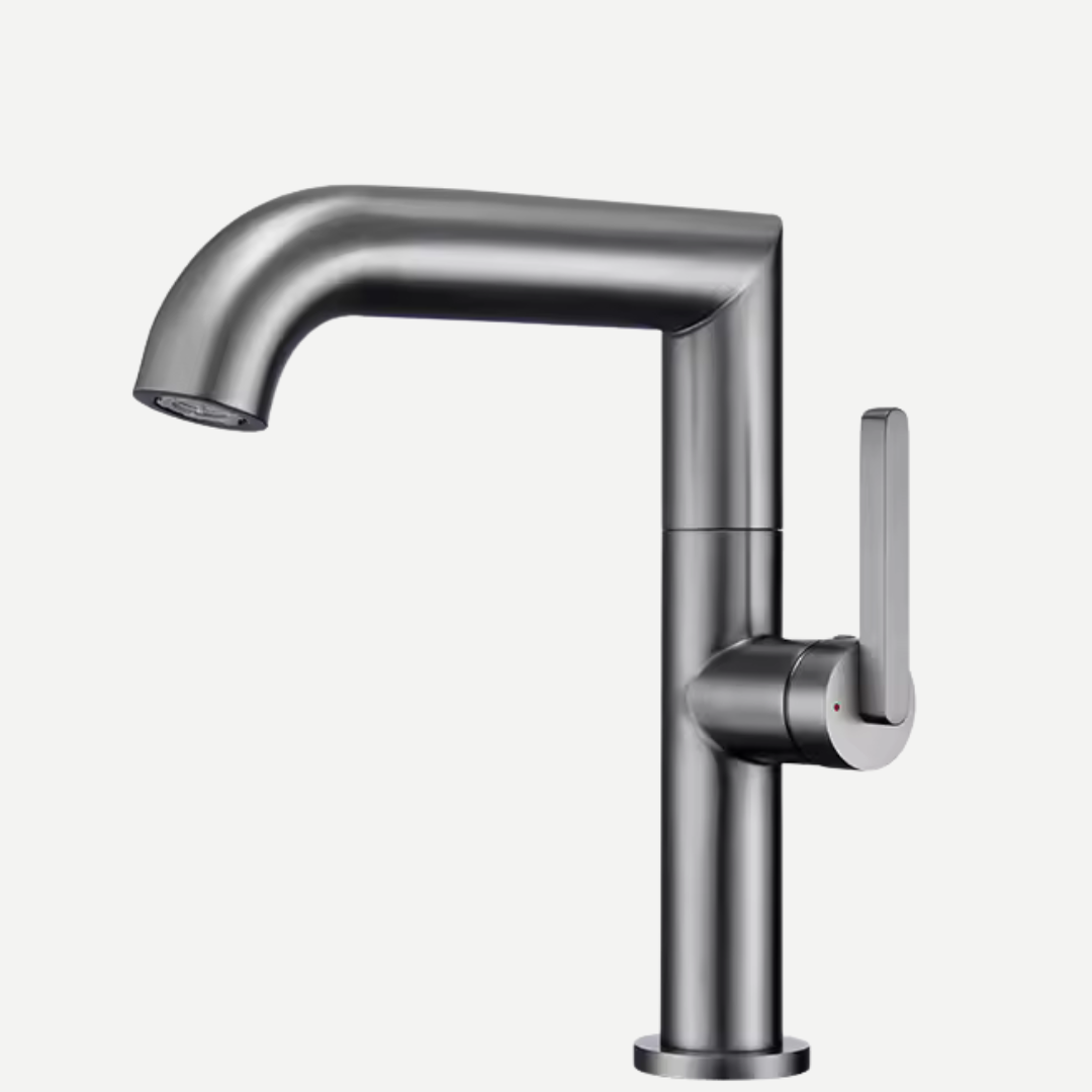 Torneira Bica Alta Giratória para banheiro com 2 modos de jato Volterra