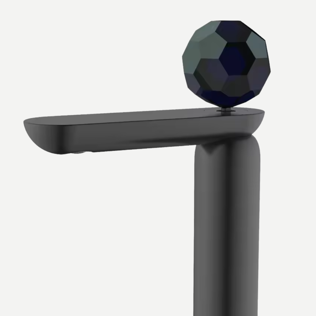Torneira Monocomando Bica Baixa para banheiro Crystal Noir