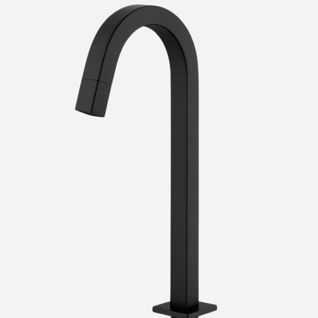 Torneira bica alta Point para banheiro - Acionamento na bica