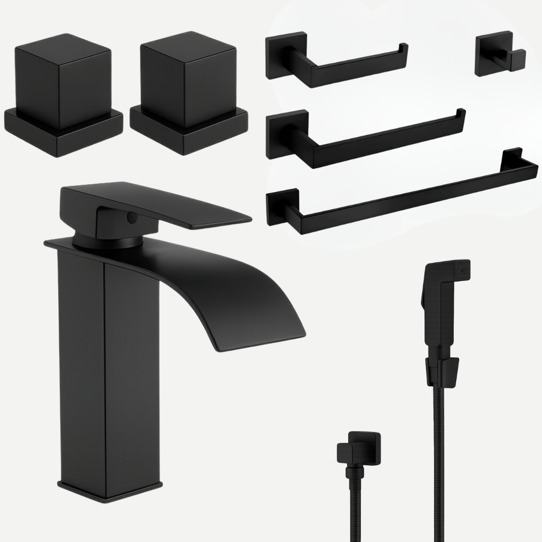 Kit Reforma Square para Banheiro - 5 Peças