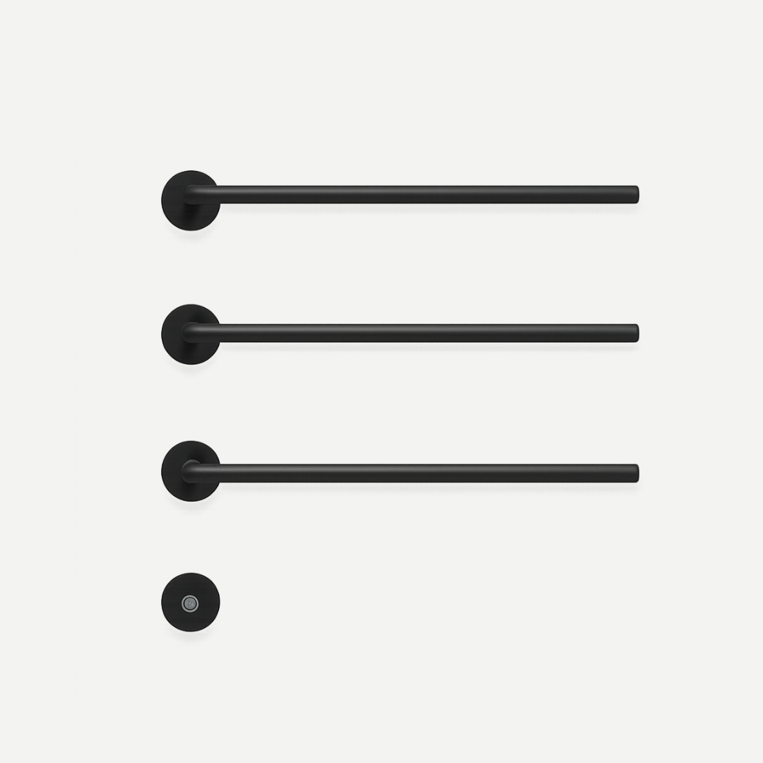 Toalheiro Térmico Embutido 3 Barras Linea Warm Inox 304