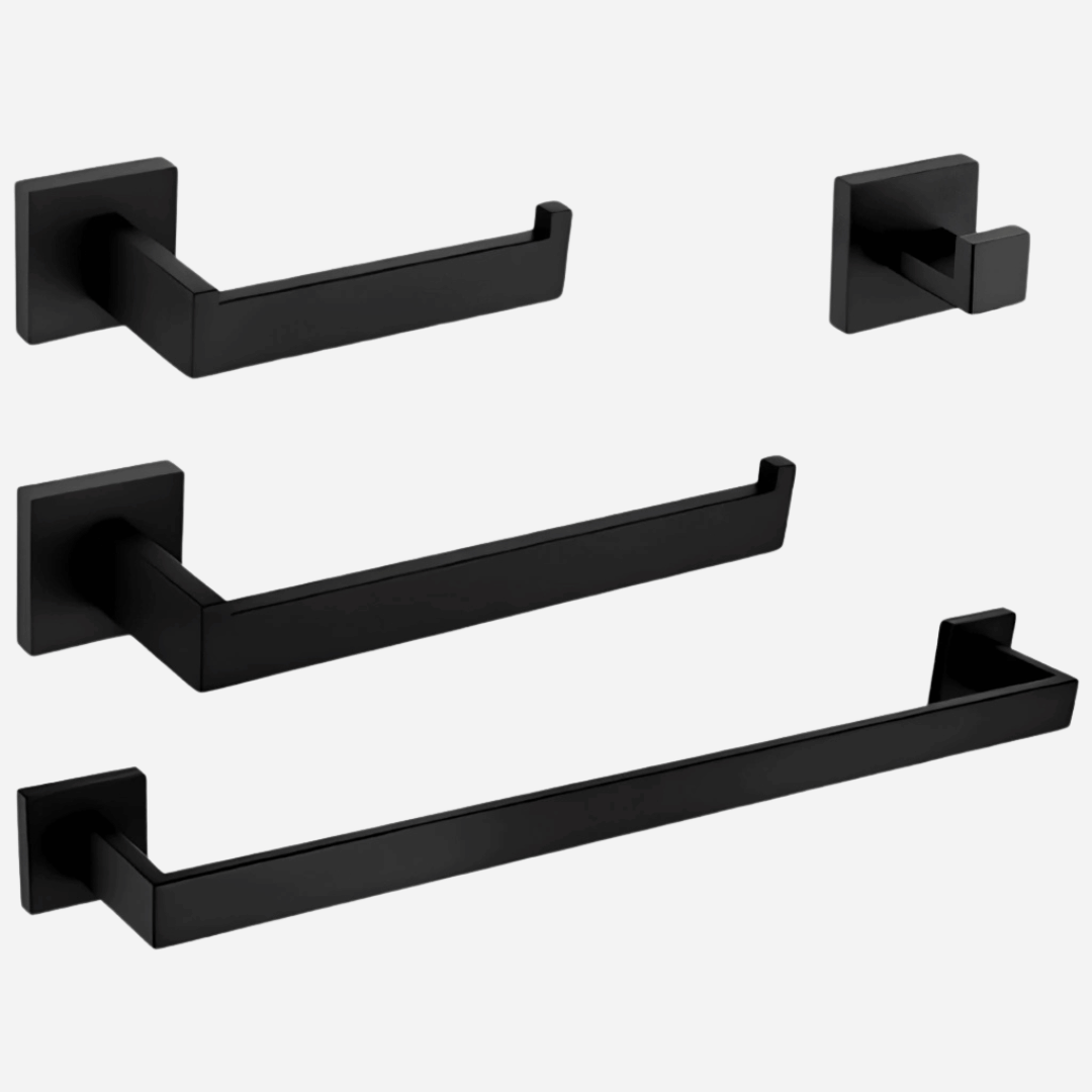 Kit Completo de Penduradores para Banheiro Vienna - Aço inox 304