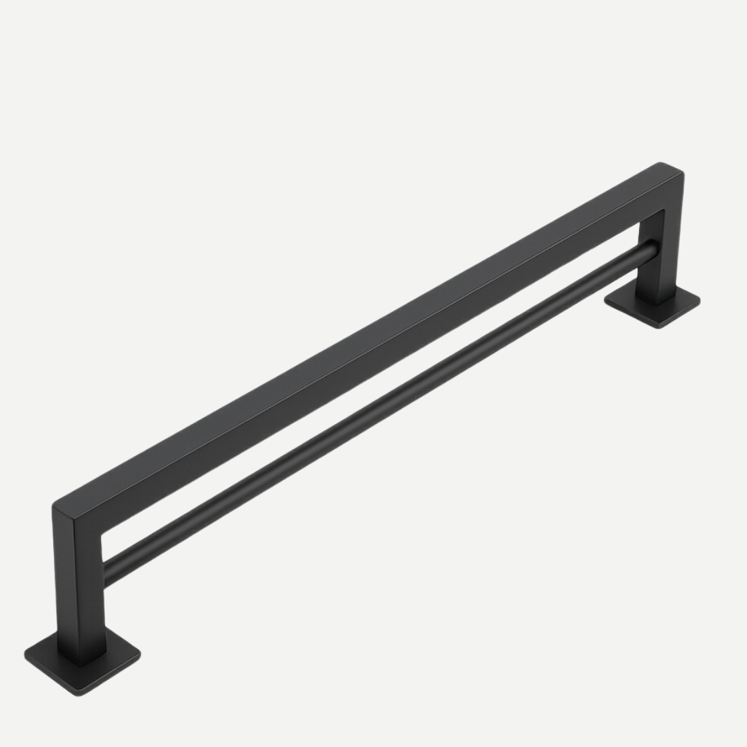 Porta Toalha Duplo Inox 304 – Linha Square Hídrica