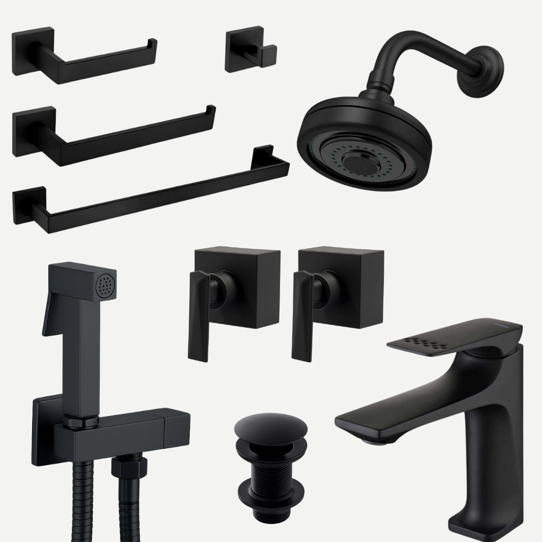 Kit Completo reforma Supreme Diamond - 10 peças com torneira bica baixa