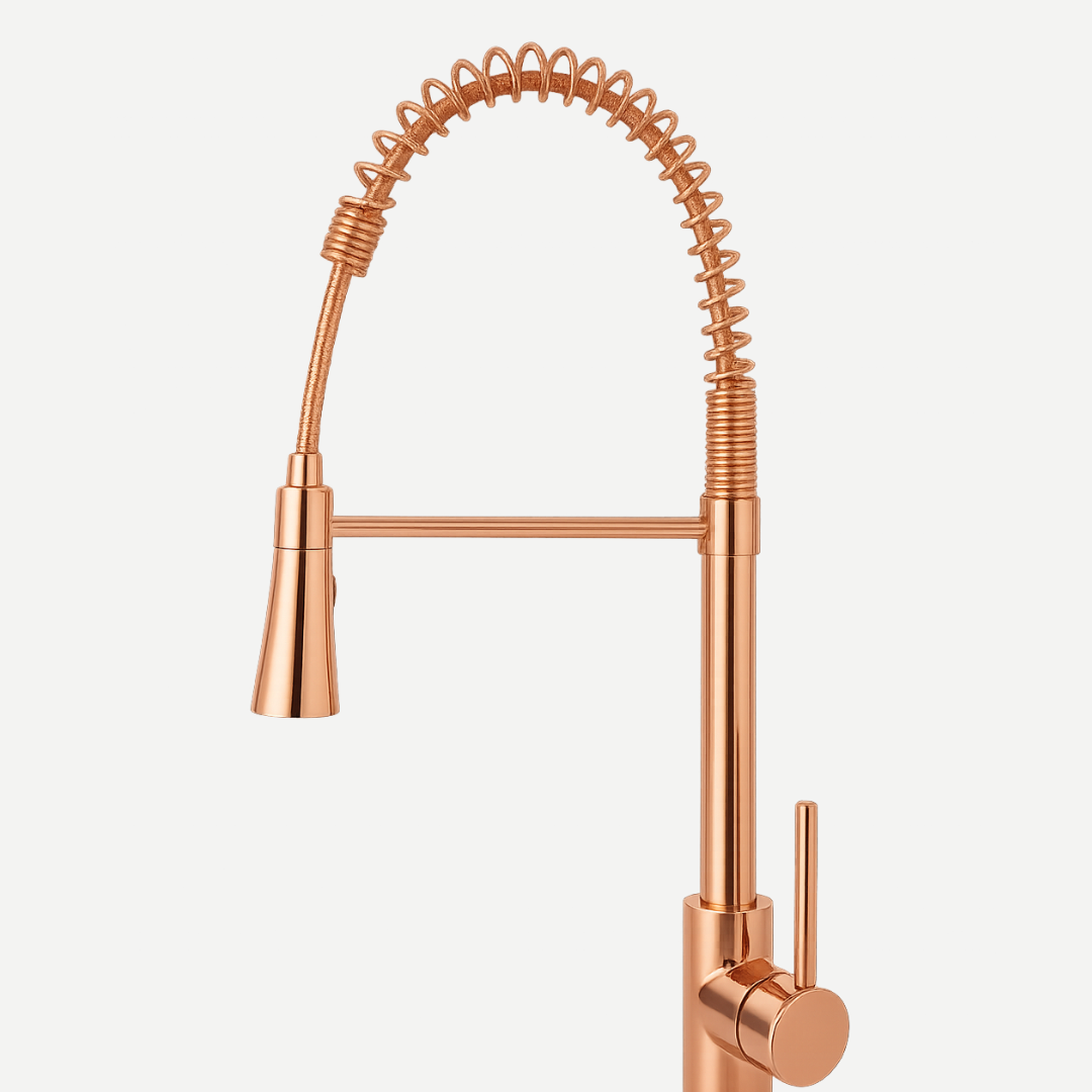 Torneira de Cozinha Flexível Giratória - Monocomando Gourmet com Mola