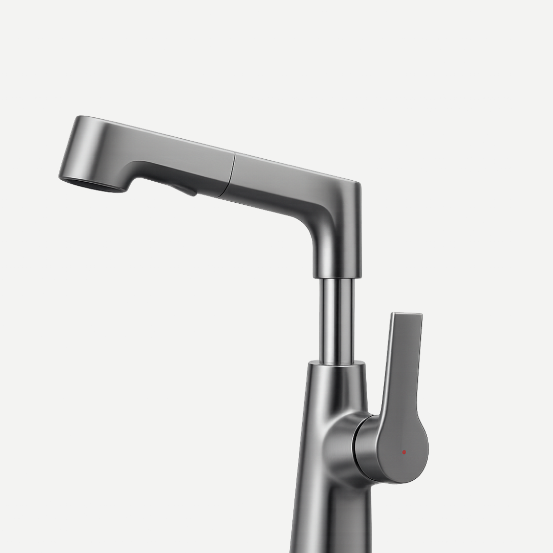 Torneira Monocomando bica média para banheiro com bica extensiva Swirl