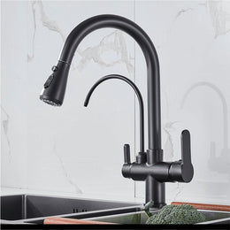 Torneira para Cozinha Gourmet Extensiva - Monocomando Function 2 Jatos