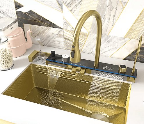 Cuba Smart 2.0 aço inox 304 - Sensor de temperatura - Acessórios e torneira inclusos