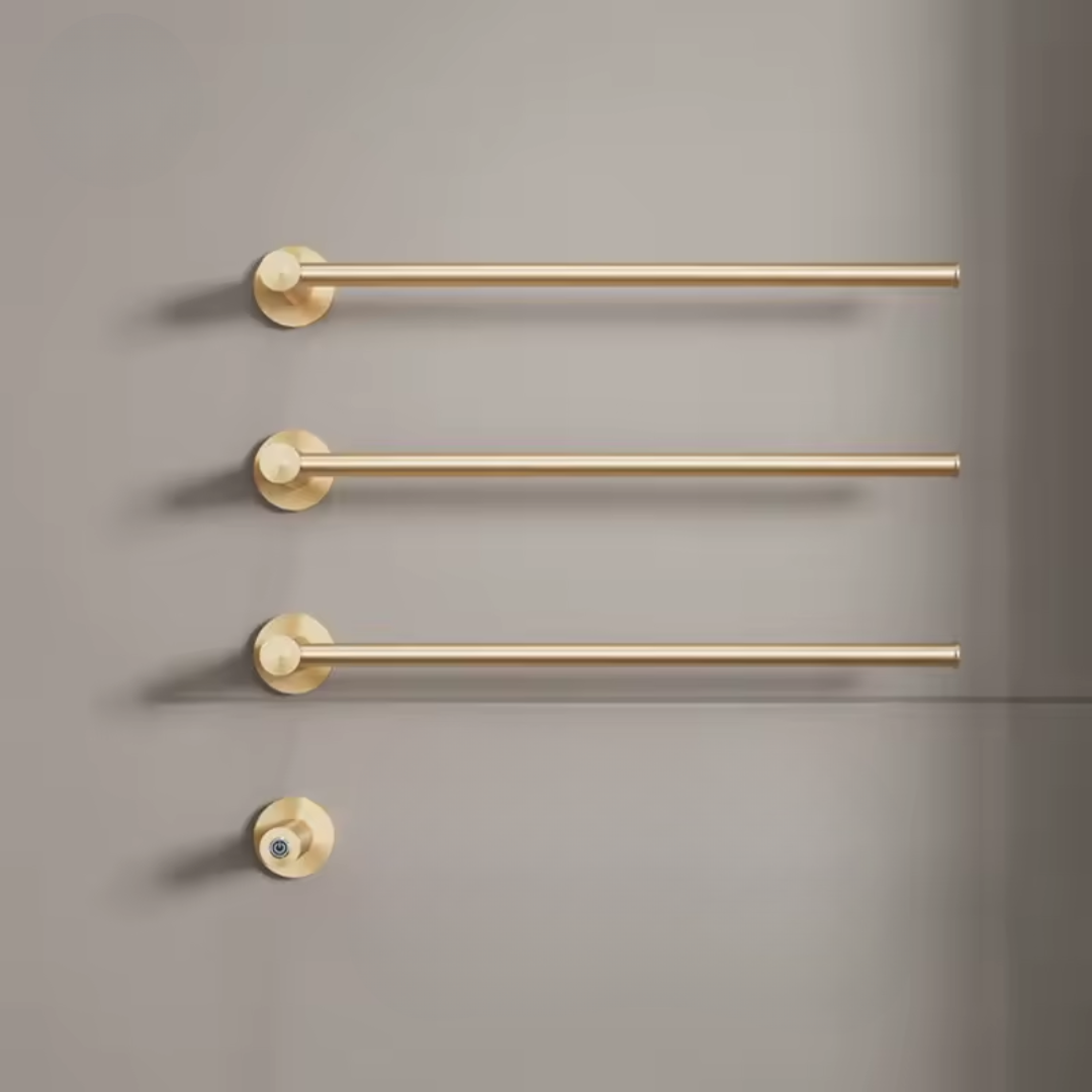 Toalheiro Térmico Embutido 3 Barras Linea Warm Inox 304