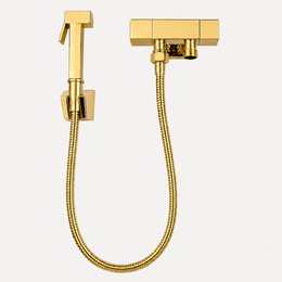 Ducha Higiênica Deluxe Square com derivação para caixa acoplada