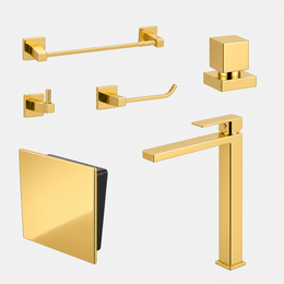 Kit Completo para Lavabo Square com 6 peças