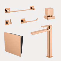 Kit Completo para Lavabo Square com 6 peças