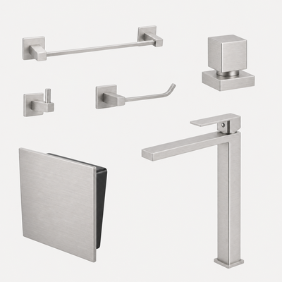 Kit Completo para Lavabo Square com 6 peças