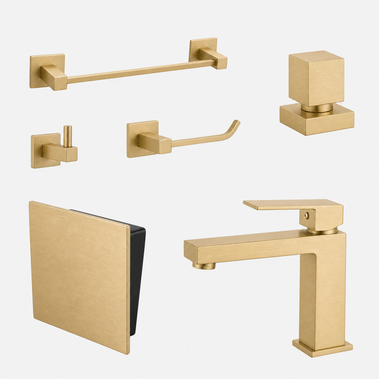 Kit Completo para Lavabo Square com 6 peças