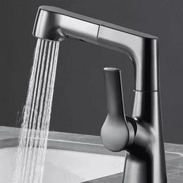 Torneira Monocomando bica média para banheiro com bica extensiva Swirl