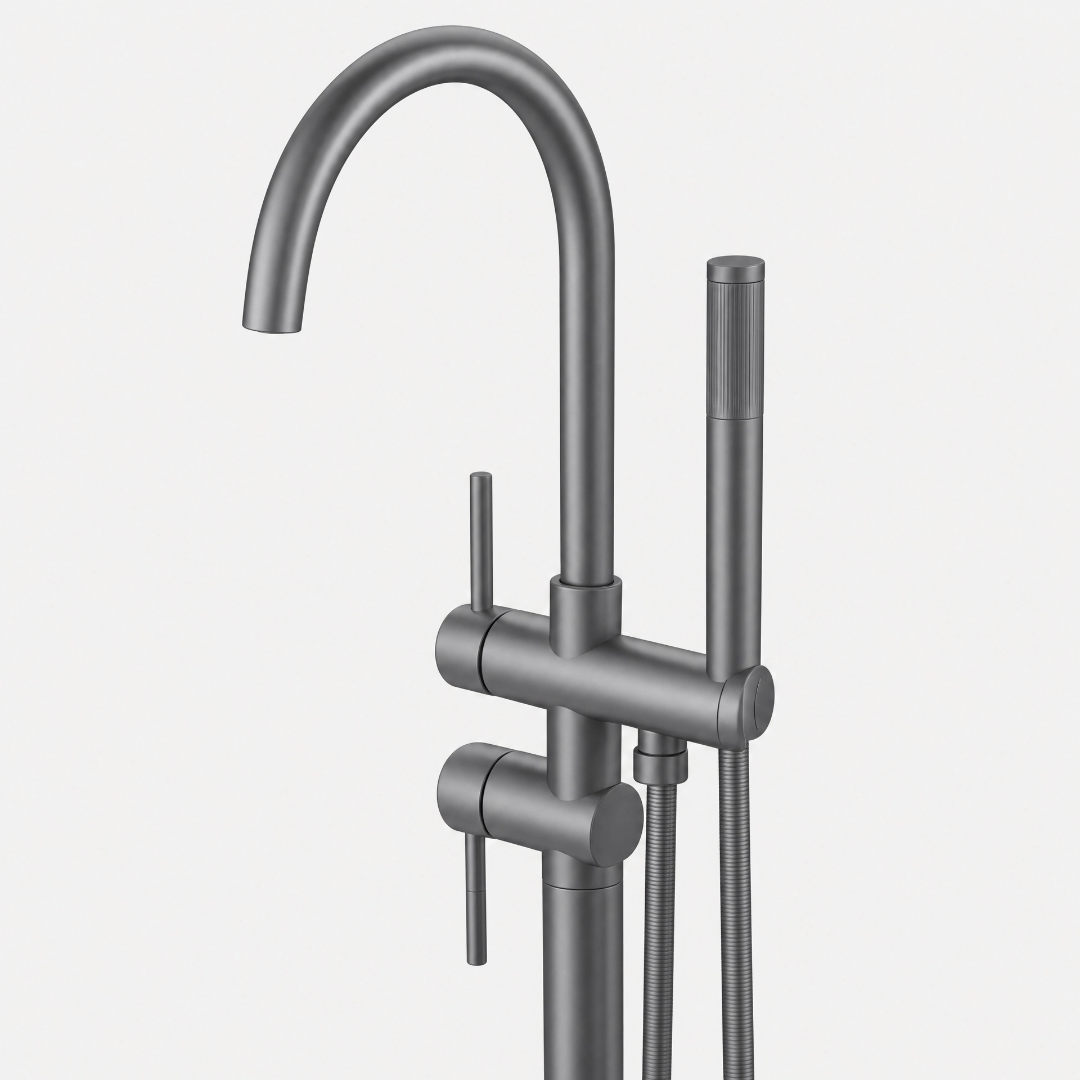 Misturador Monocomando de piso para Banheira Rounded