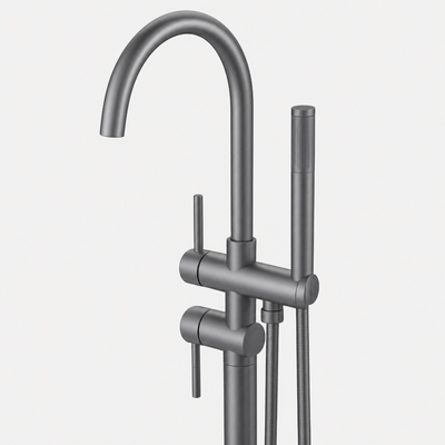 Misturador Monocomando de piso para Banheira Rounded