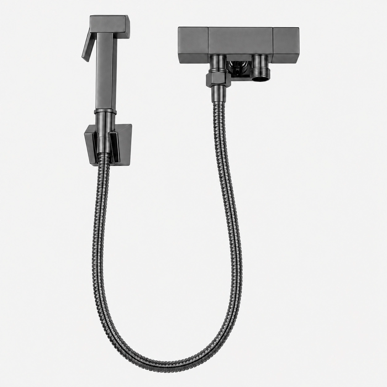 Ducha Higiênica Deluxe Square com derivação para caixa acoplada