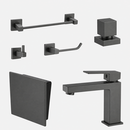Kit Completo para Lavabo Square com 6 peças