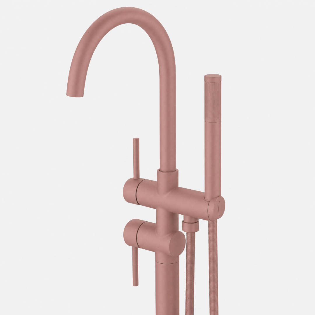 Misturador Monocomando de piso para Banheira Rounded