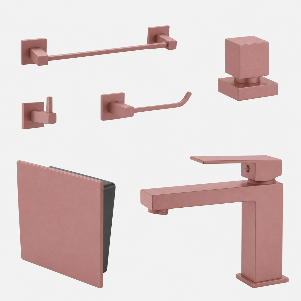 Kit Completo para Lavabo Square com 6 peças
