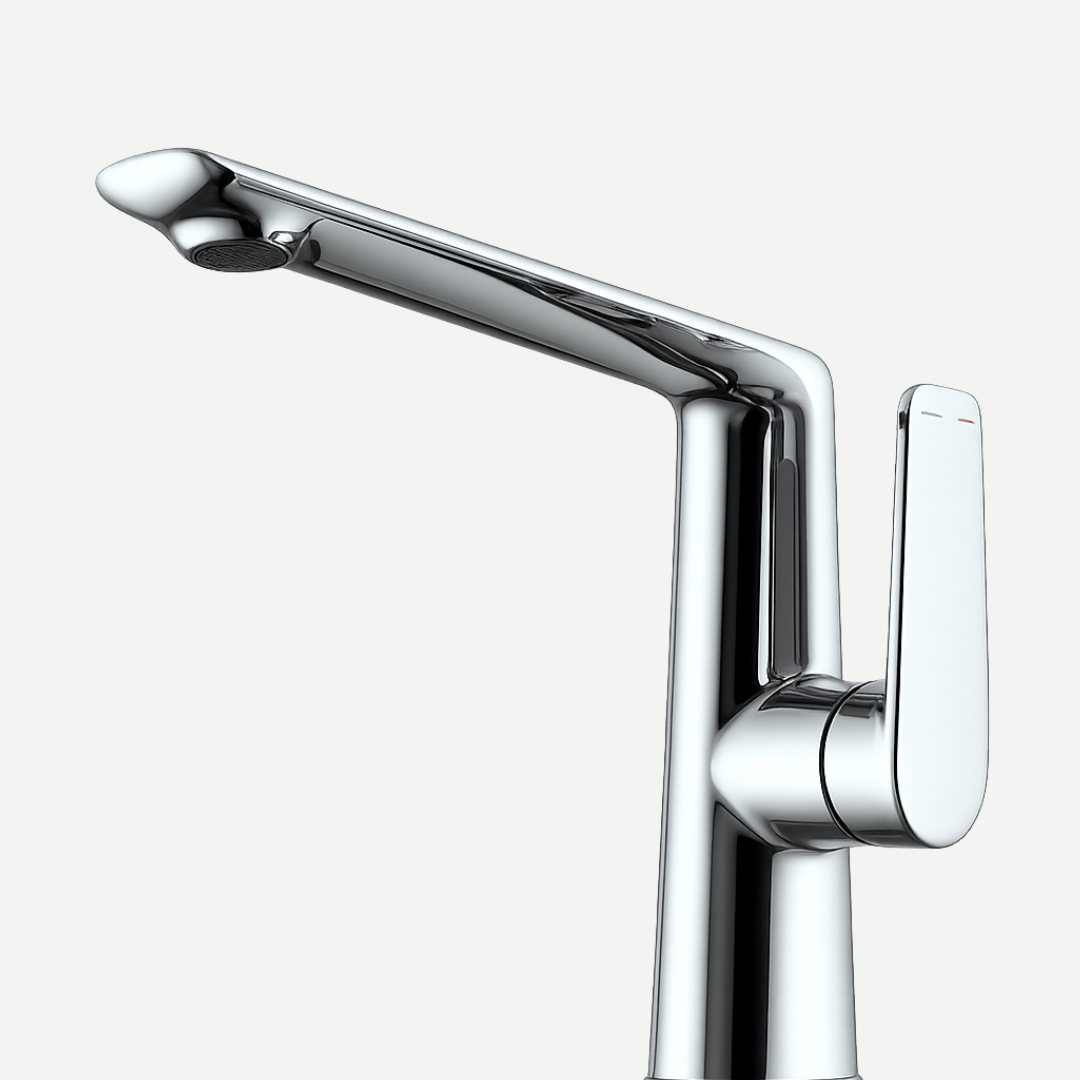 Misturador Monocomando Bica Baixa para Lavabo - Linha Aura