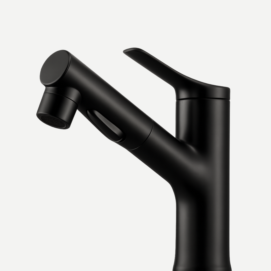 Torneira de Banheiro Inox 304 - Monocomando com Bica Extensiva