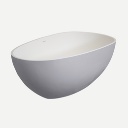 Banheira de Imersão Pedra Fundida Doha 1700 Cinza