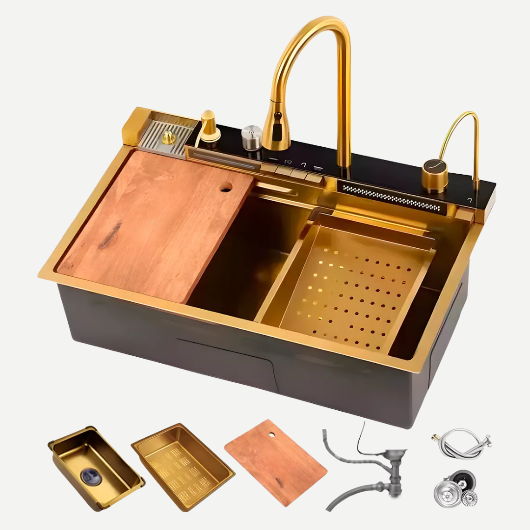 Cuba Smart 2.0 aço inox 304 - Sensor de temperatura - Acessórios e torneira inclusos