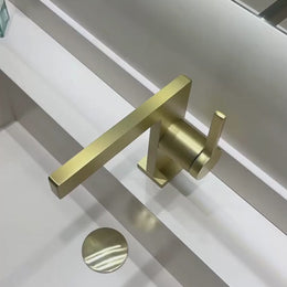 Torneira Monocomando bica baixa Linea para lavabo  - Design Geométrico