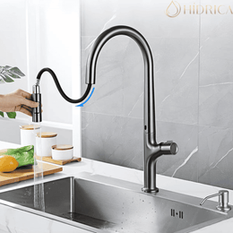 Torneira para Cozinha Extensível Frazzo de Acionamento Touch