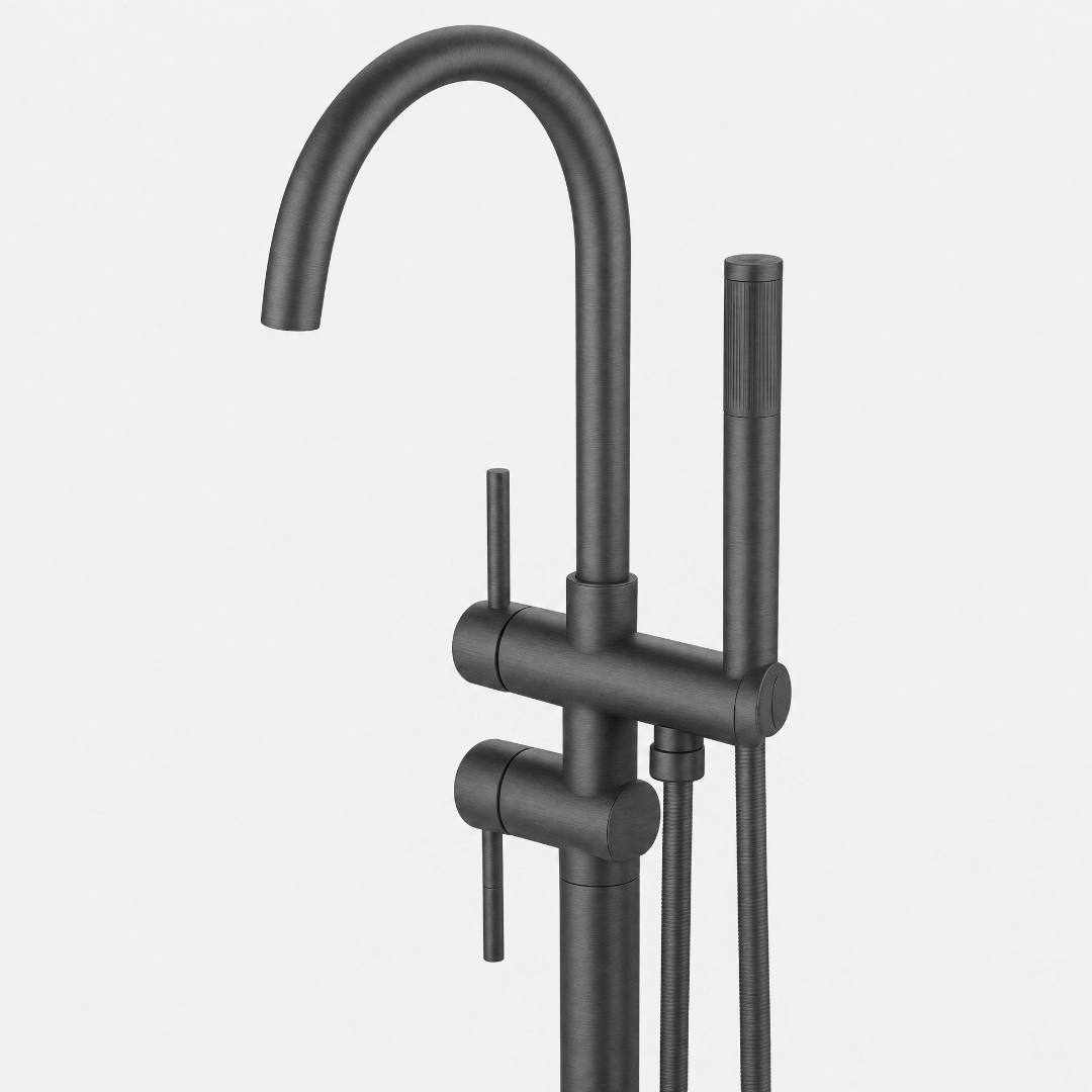 Misturador Monocomando de piso para Banheira Rounded
