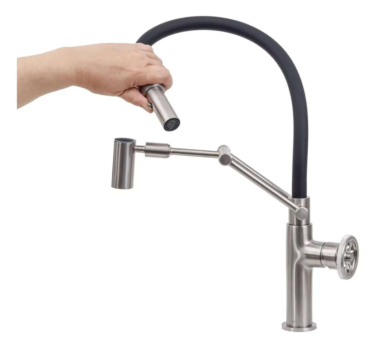 Misturador Monocomando Gourmet com suporte articulado Industrial Detroid