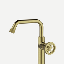 Misturador Monocomando Bica Baixa Rústico para lavabo
