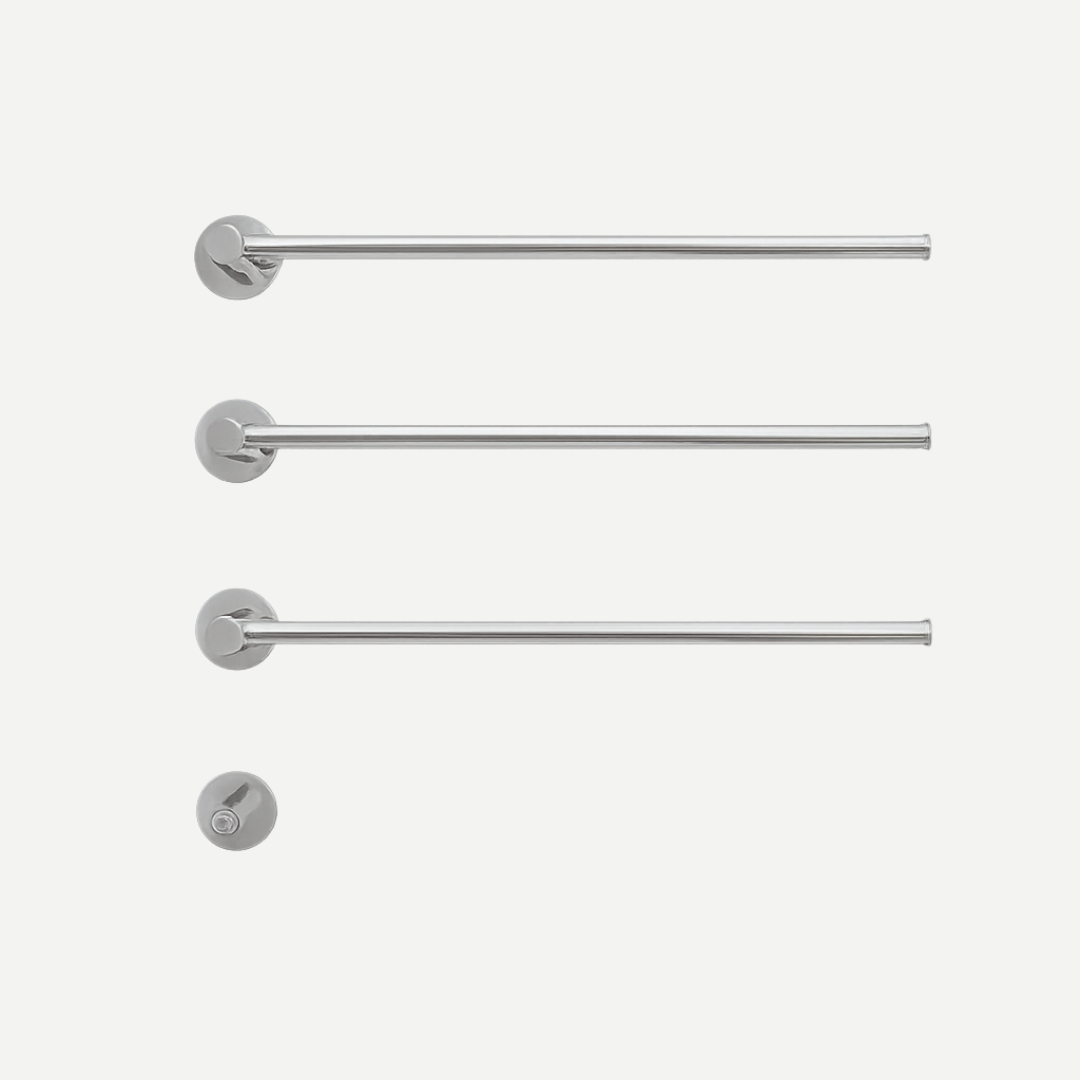 Toalheiro Térmico Embutido 3 Barras Linea Warm Inox 304