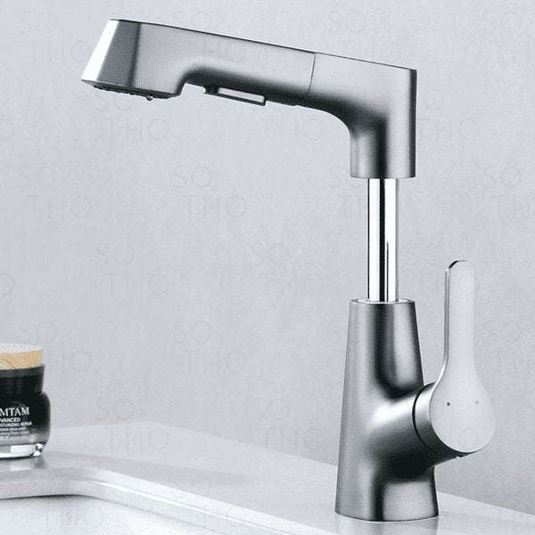 Torneira Monocomando bica média para banheiro com bica extensiva Swirl