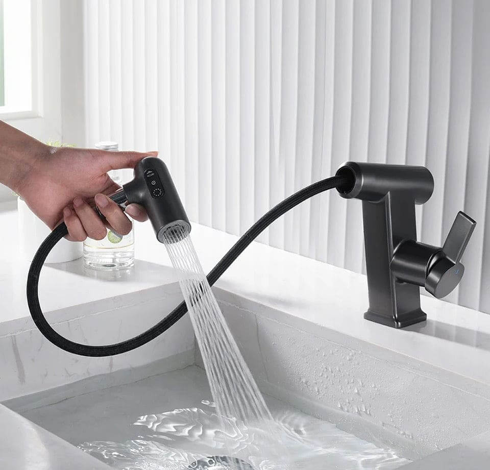 Torneira para Banheiro Extensiva Giratória - Monocomando Linha Luxe