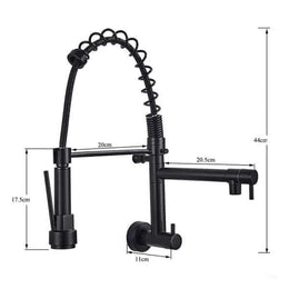 Torneira de Cozinha para Parede Gourmet - Bica Giratória 2 Jatos