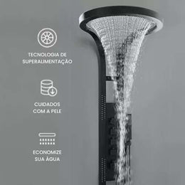 Ducha Modular de parede com Hidromassagem e ultra-jato