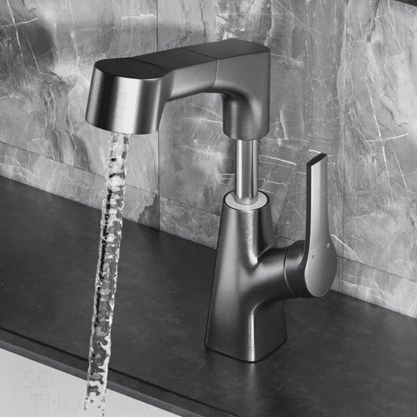 Torneira Monocomando bica média para banheiro com bica extensiva Swirl