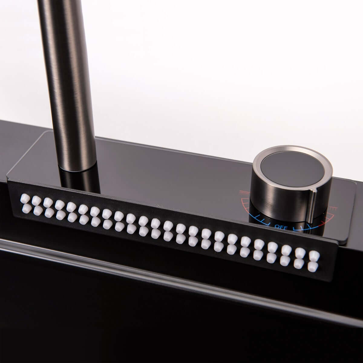 Cuba Smart 1.0 - Aço Inox 304  - Torneira Embutida Monocomando + Dispenser de Sabão + Lava copos