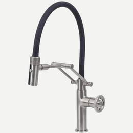 Misturador Monocomando Gourmet com suporte articulado Industrial Detroid