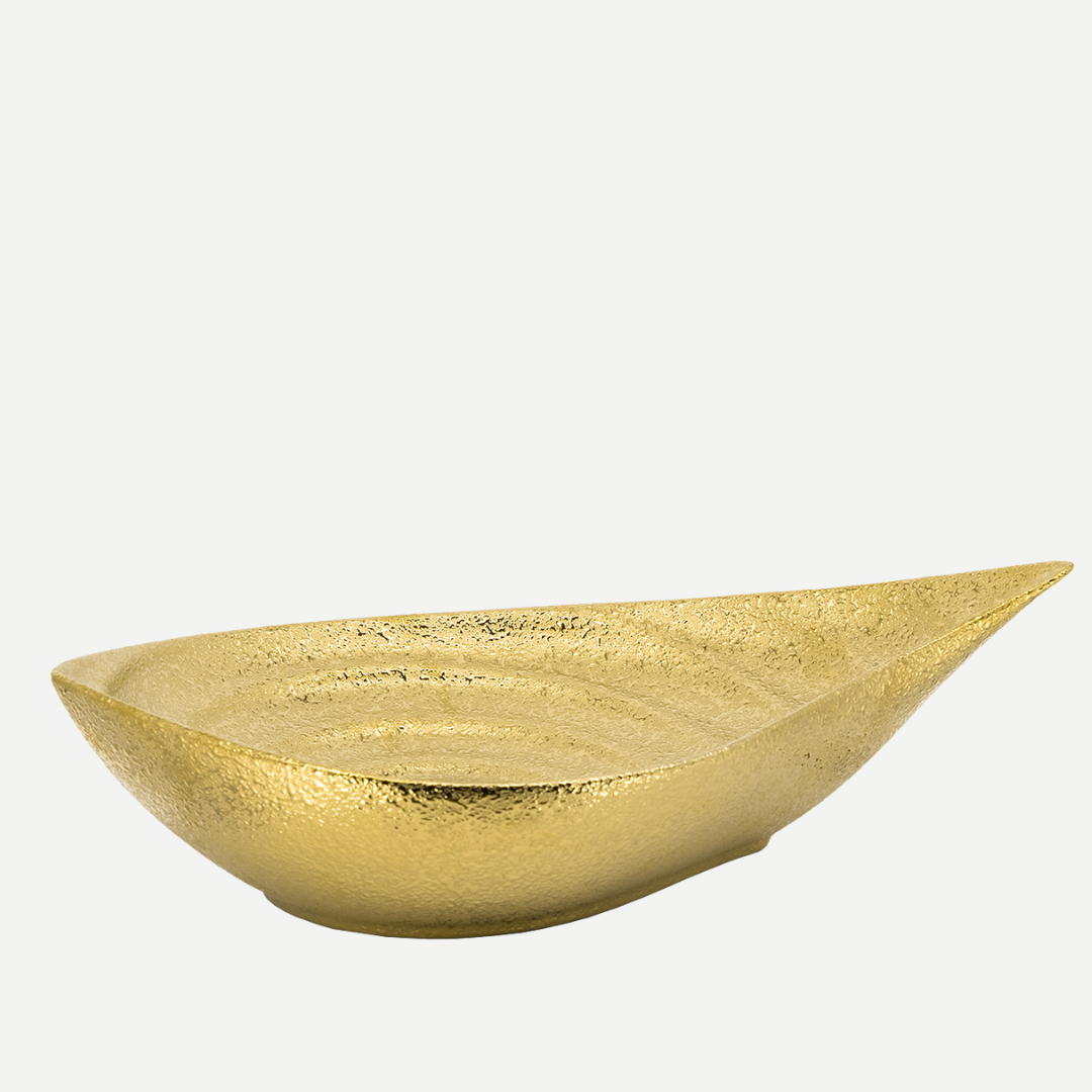 Cuba de apoio Dourada Folha 57x45