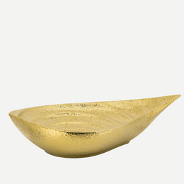 Cuba de apoio Dourada Folha 57x45