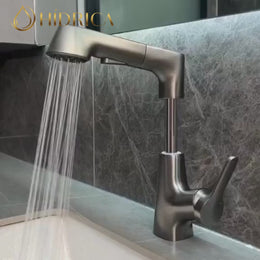 Torneira Monocomando bica média para banheiro com bica extensiva Swirl