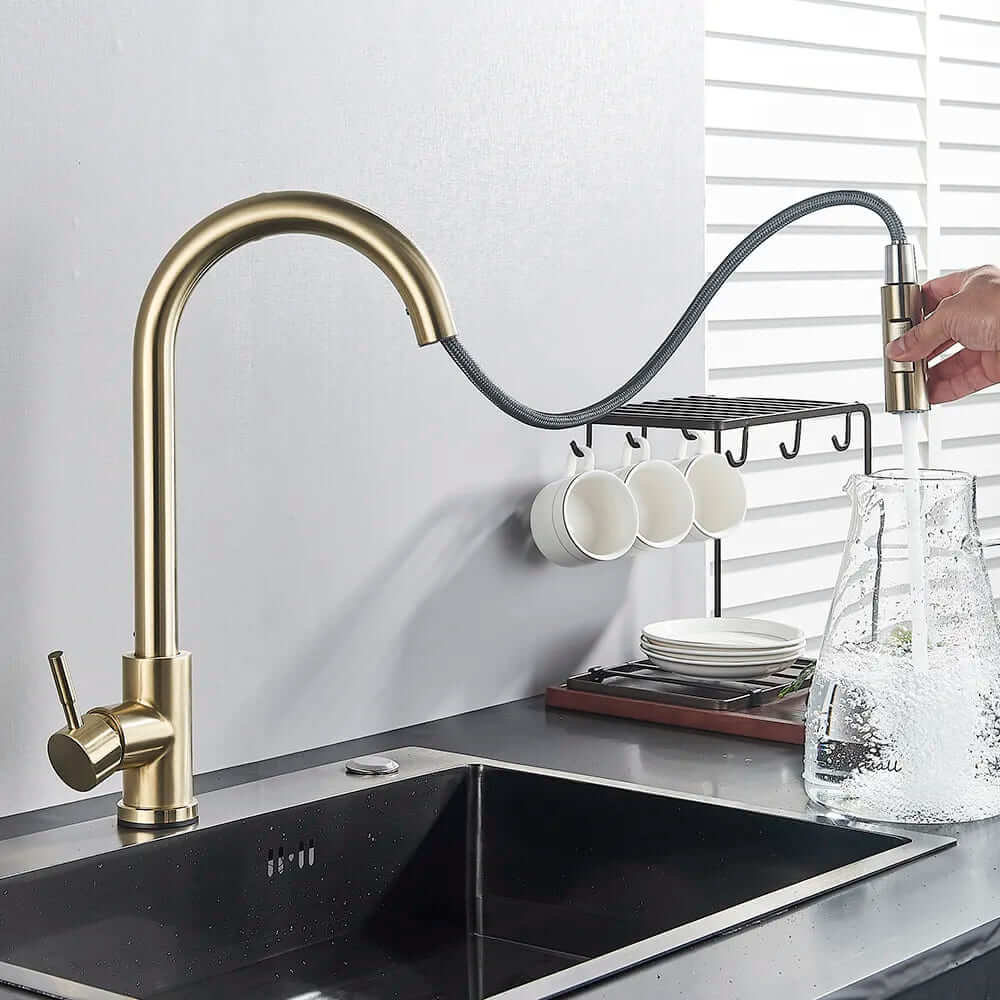 Torneira para Cozinha Gourmet - Modelo com Sensor Touch Extensível