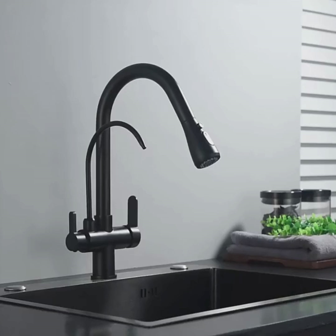 Torneira para Cozinha Gourmet Extensiva - Monocomando Function 2 Jatos