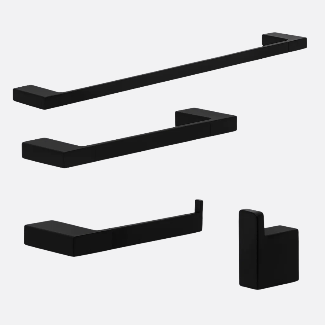 Kit de Acessórios para Banheiro Lux - 4 Peças